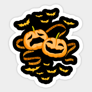 Theatre Pumpkins Halloween Sticker